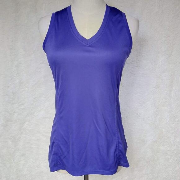 Champion V-Neck Purple/Blue Athletic Top - Picture 1 of 6